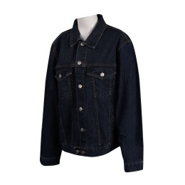 JN009 custom printed logo denim jacket denim  supplier JN009 custom printed logo denim jacket denim  supplier